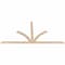 Ekena Millwork Richland Smooth Timber Gable Bracket, Douglas Fir, 96"W x 48"H x 1 1/2"D x 3 1/2"F, 12/12 Pitch GBW096X48X0204RIC00SDF - alternate 5